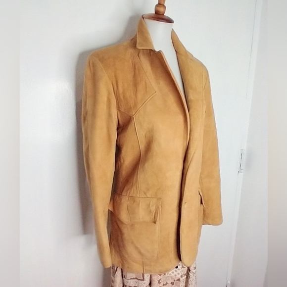 VINTAGE BUTTER SOFT SUEDE WESTERN JACKET - Picture 2 of 12